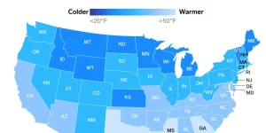 List Of The Coldest States In The US